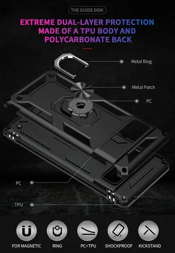 Vista 5 de Korecase Funda para Google Pixel 6 Pro de Servicio Pesado Resistente de Cuerpo Completo a Prueba de Arañazos a Prueba de Golpes Protección