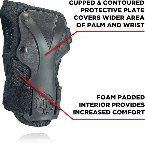 Vista 2 de 187 Killer Pads Protectores de muñeca Derby – Protección deslizante para muñeca Roller Derby