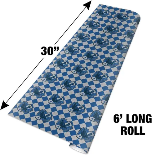 Vista 7 de GRAPHICS & MORE Harry Potter Ravenclaw Plaid Sigil - Rollos de papel de regalo