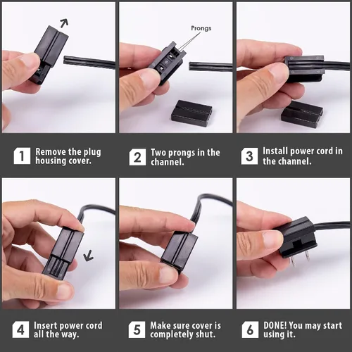 Vista 4 de Tubo deshumidificador seguro para pistola flexible, fácil de operar para controlar la humedad y prevenir el óxido, aprobado por UL, 24 pulgadas