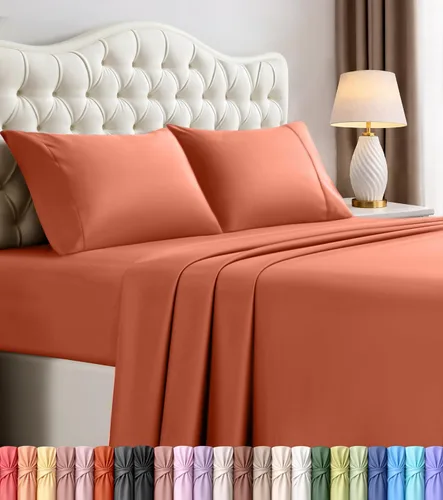 Vista 52 de Utopia Bedding - Juego de sábanas de microfibra cepillada, resistente al encogimiento y a la decoloración, de fácil cuidado, 3 piezas, tamaño Beige
