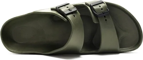 Vista 3 de LUFFYMOMO - Sandalias Eva con hebilla doble ajustable para hombre
