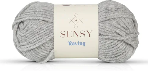 Vista 36 de Sensy Roving - Ovillo de lana multicolor, 3.5 onzas, 132 yardas, calibre 5, voluminoso (otoño)