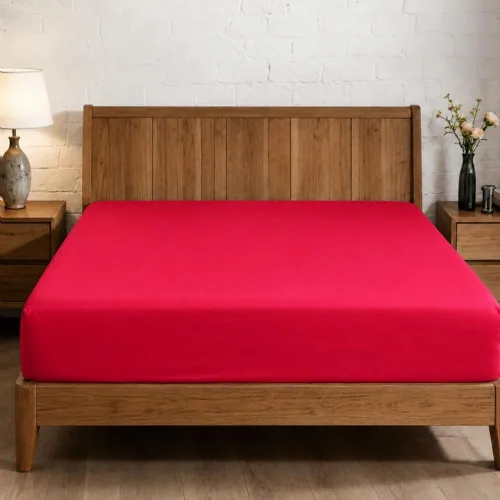 Vista 151 de Sábana bajera ajustable de lujo suave de 600 hilos, 100% algodón egipcio, sábana bajera ajustable individual con elástico alrededor, se adapta a