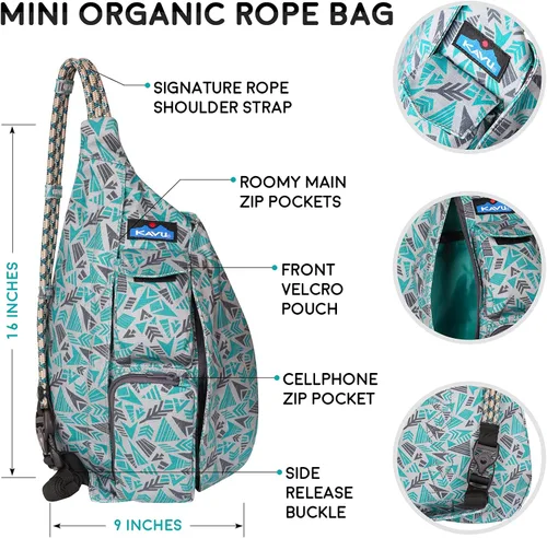 Vista 6 de KAVU Mini mochila de cuerda orgánica