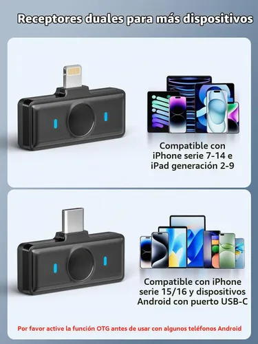 Vista 3 de AOCHUAN Estabilizador de cardán para iPhone y Android, cardán de teléfono de 3 ejes con micrófono de solapa inalámbrico, poste de extensión Negro