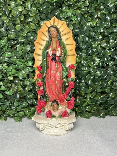 Vista 2 de collection Virgen DE Guadalupe Nuestra Señora de Guadalupe Nueva Estatua de 8" PULGADAS 2941-8