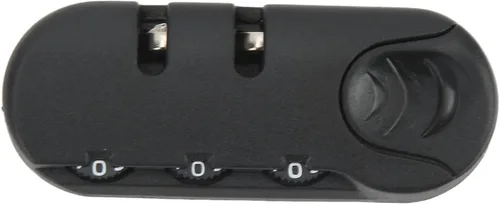 Vista 9 de Cerradura de equipaje de aleación de zinc, cerradura de contraseña de maleta de 3 dígitos, aspecto negro esmerilado para viajes