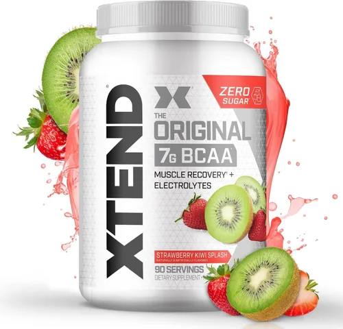 Vista 21 de Xtend Polvo Original BCAA, 7g de BCAAs y 2.5g de L-Glutamina para la Recuperación Muscular, Hidratación y Músculo Delgado, Bebida Sin Azúcar