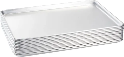 Vista 2 de Tiger Chef 19 Gauge sartén de un cuarto, Plateado
