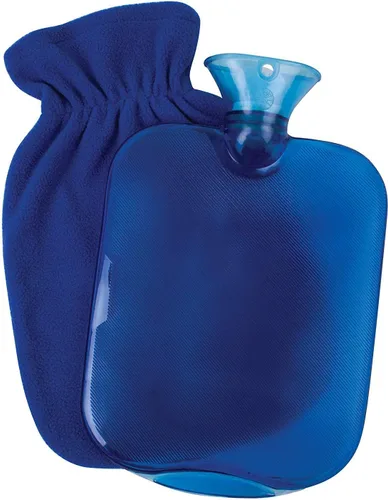 Vista 3 de Carex Botella de agua caliente con tapa, goma - Terapia de calor y terapia de frío - Para calambres, alivio del dolor, artritis, dolores y dolores