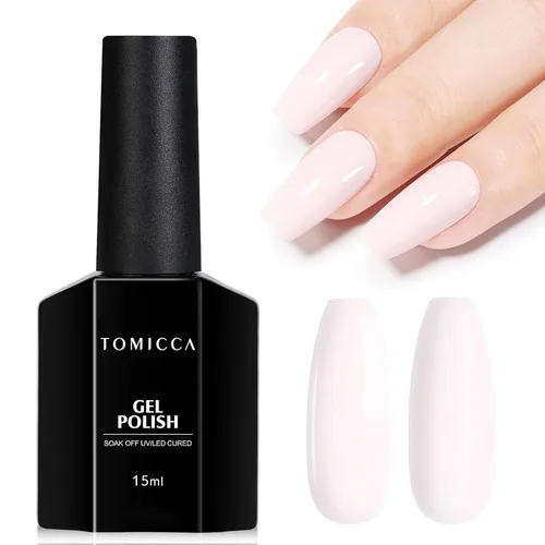 Vista 30 de TOMICCA Esmalte de uñas de gel marrón café, 0.5 onzas líquidas, esmalte de uñas de secado con LED UV para arte de uñas, manicura en casa, otoño e