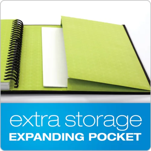 Vista 6 de Oxford Idea Collective Business Notebook, 11 x 8.5, doble alambre, encuadernado con caja, negro, 80 hojas (56895)