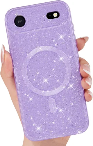 Vista 94 de LoeoeL Funda para iPhone 12 con Purpurina Compatible con Magsafe, Femenina Linda Brillante Magnética Mag Safe Bonita Funda para Teléfono