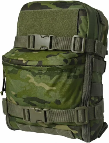 Vista 10 de Mochila táctica de hidratación para vejiga de hidratación de 2 litros, mochila de hidratación ligera MOLLE, transportador de agua para hidratación