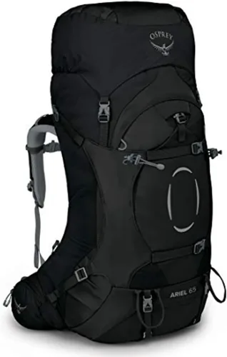 Vista 7 de Osprey Ariel 65L Mochila de senderismo para mujer, Azul Cerámico, WXS/S, Ajuste extendido Cerámica Azul - Ajuste Extendido