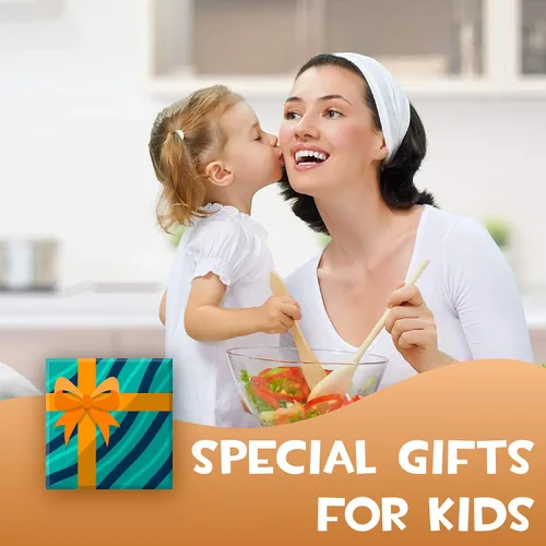 Vista 4 de 7th Hill Delantal Personalizado para Niños para Cocinar, Delantal Infantil Personalizado con Sombrero de Chef, Delantal de Cocina para Niños