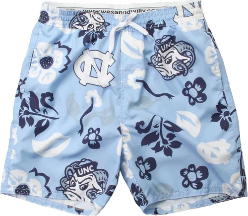 Vista 50 de Wes and Willy NCAA Traje de baño floral para hombre