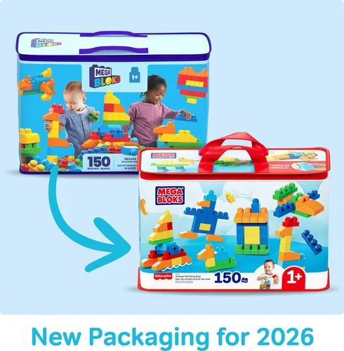 Vista 7 de MEGA BLOKS First Builders Deluxe Building Bag - Juego de juguetes
