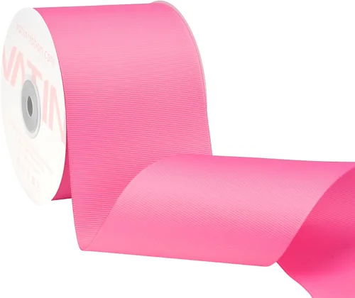 Vista 79 de VATIN Cinta de Grogrén Negra, 1-1/2" x 50 Yardas Continuas, Cinta de Grogrén de Poliéster Negra, Usar para Lazos de Bricolaje, Accesorios