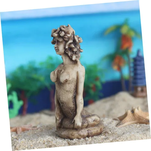 Vista 7 de Medusa - Figura de serpiente escultura de mitología griega de resina, decoración decorativa para el hogar para coleccionistas, estatua de escritorio