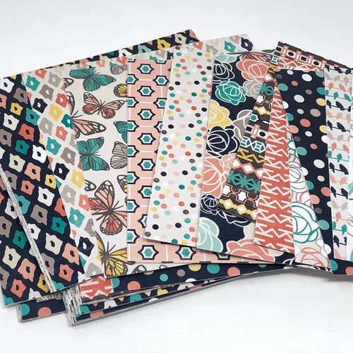Vista 5 de Paquete de papel con patrón de 6 x 6 pulgadas, Free Spirit, para hacer tarjetas, álbumes de recortes, papel especial, colección de 6 x 6 pulgadas