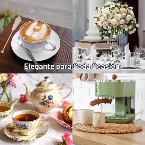 Vista 5 de Civilized Coffee Palitos de azúcar prémium – Agitadores Swizzle Rock Candy para café, té y cócteles, envueltos individualmente (25 unidades)