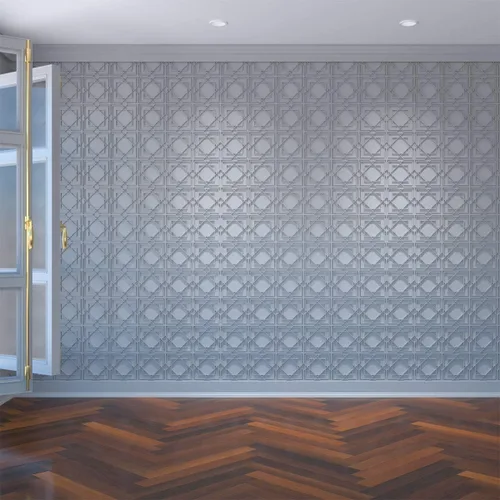 Vista 25 de 7 3/8"W X 7 3/8"H Extra Pequeño Lakewood Decorativo Madera de Lago Paneles de Pared, Cereza