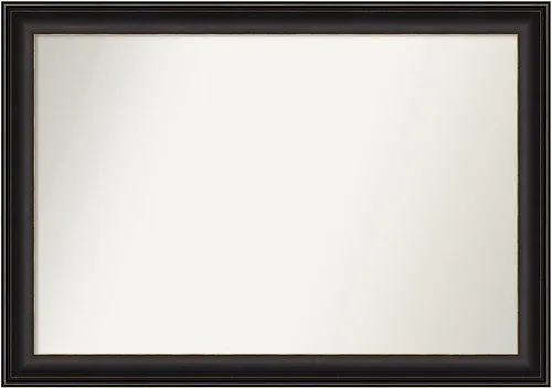 Vista 9 de Amanti Art Espejo de pared de bronce de 29 x 23 pulgadas, espejo rectangular de baño de bronce aceitado para decoración de pared de sala de estar