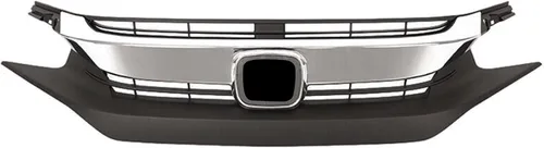 Vista 9 de Rejilla delantera de malla negra mate para defensa delantera Compatible con Honda Civic 2019 2020 2021