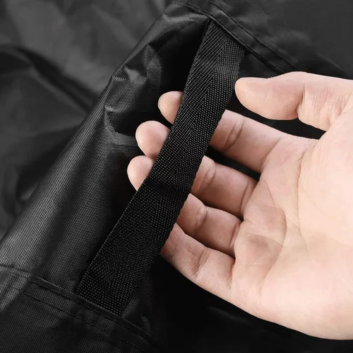 Vista 2 de Wcxixo Cubiertas redondas para muebles de patio, mesa y silla al aire libre, cubierta impermeable resistente a los rayos UV antidecoloración