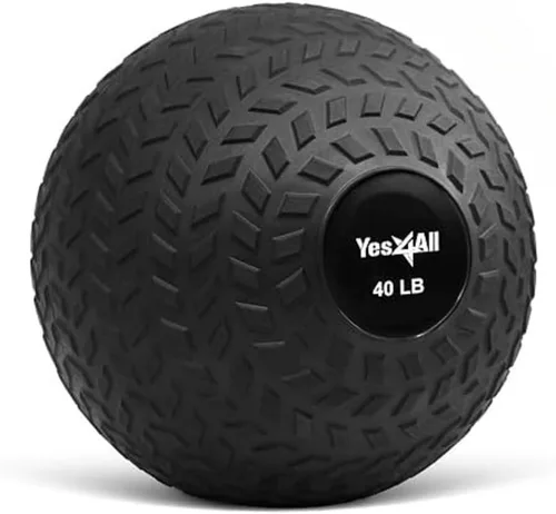 Vista 33 de Yes4All - Pelota de golpe rellena de arena para entrenamiento de fuerza Negro