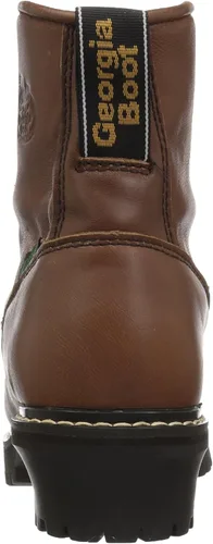 Vista 3 de Georgia arranque trabajo Boys 5" impermeable Logger Piel café gb00019