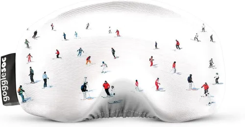 Vista 32 de GOGGLESOC - Funda protectora de microfibra para gafas, esquí, snowboard Made from Recycled Plastic Bottles, Lens Cloth, Lens Protection, Universal