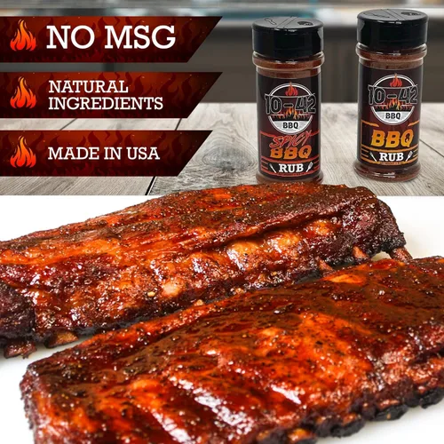 Vista 3 de 10-42 BBQ Rub Variety Pack Juego de barbacoa, pechuga y picante