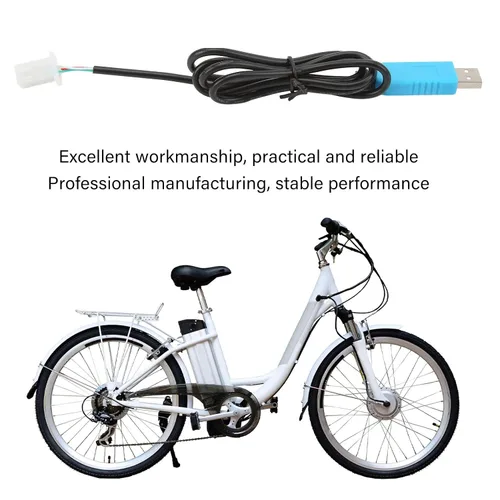 Vista 7 de Socobeta Cable USB eléctrico para motocicleta, controlador VOTOL, cable USB práctico de alta precisión, fácil operación sensible para moto
