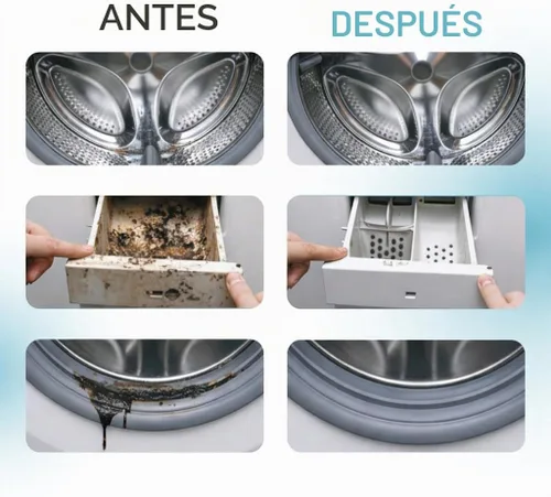 Vista 6 de Juego de cepillos de limpieza para lavadora de 8 piezas