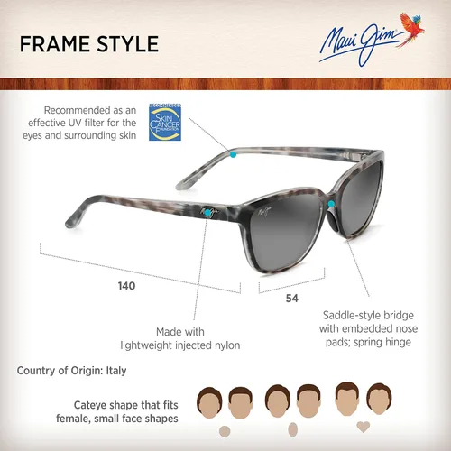 Vista 6 de Maui Jim Lentes de sol polarizados Honi para mujer