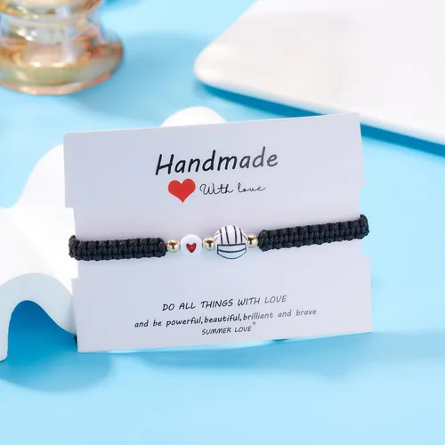 Vista 11 de Pulsera de fútbol, fútbol, baloncesto, béisbol, regalos para mujeres y hombres, regalos de cumpleaños, graduación para amantes del deporte, pulseras