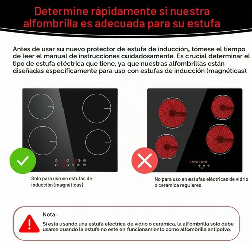 Vista 2 de KitchenRaku Protector de placa de inducción grande de 30.7 x 20.4 pulgadas, resistente al calor hasta 572 °F (572.0 °F), cubiertas de quemador