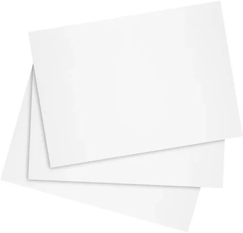 Vista 5 de Reskid Papel grueso de cartulina blanca, peso pesado, 110 libras, cartulina – Paquete de 100 (2 x 3.5 pulgadas)