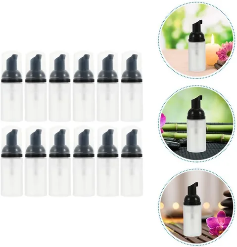 Vista 5 de FOMIYES Botella dispensadora de espuma, botella de espuma vacía líquida, dispensador de espuma recargable, botellas de prensa de plástico