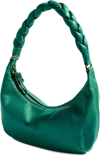 Vista 2 de Madewell Pequeño hobo suave - Puffy trenzado verde jade talla única, Verde jade