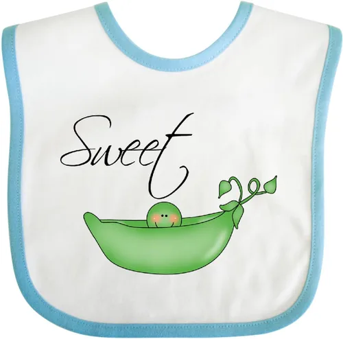 Vista 23 de inktastic Babero para bebé Sweet Pea