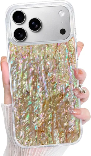 Vista 36 de Bonoma - Funda para iPhone 17 Pro Max 2025 con cristales brillantes, purpurina brillante