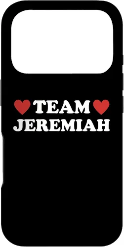 Vista 30 de Team Jeremiah I Love Jeremiah I Heart Jeremiah Case for iPhone 17