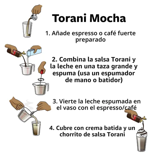 Vista 5 de Torani salsa de caramelo sin azúcar, 64 onzas
