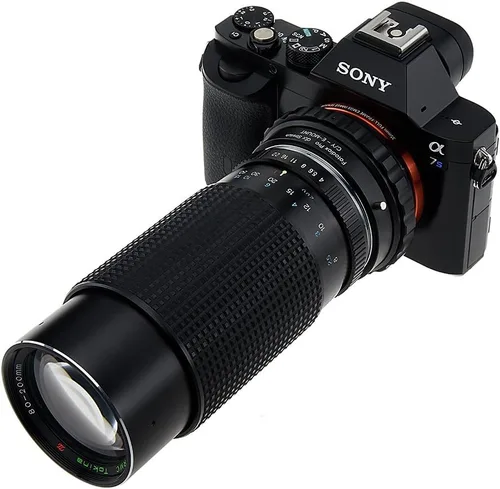 Vista 7 de Fotodiox Adaptador de montaje de lente extensible DLX compatible con lentes Contax/Yashica (CY) a cámaras Sony E-mount