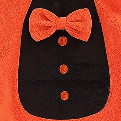 Vista 5 de LYSMuch Mameluco de Halloween para bebés y niñas ropa linda trajes de otoño de algodón mameluco de esqueleto de murciélago