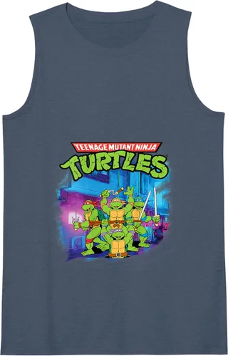 Vista 13 de Mademark x Teenage Mutant Ninja Turtles - Camiseta sin mangas clásica para adolescentes Negro
